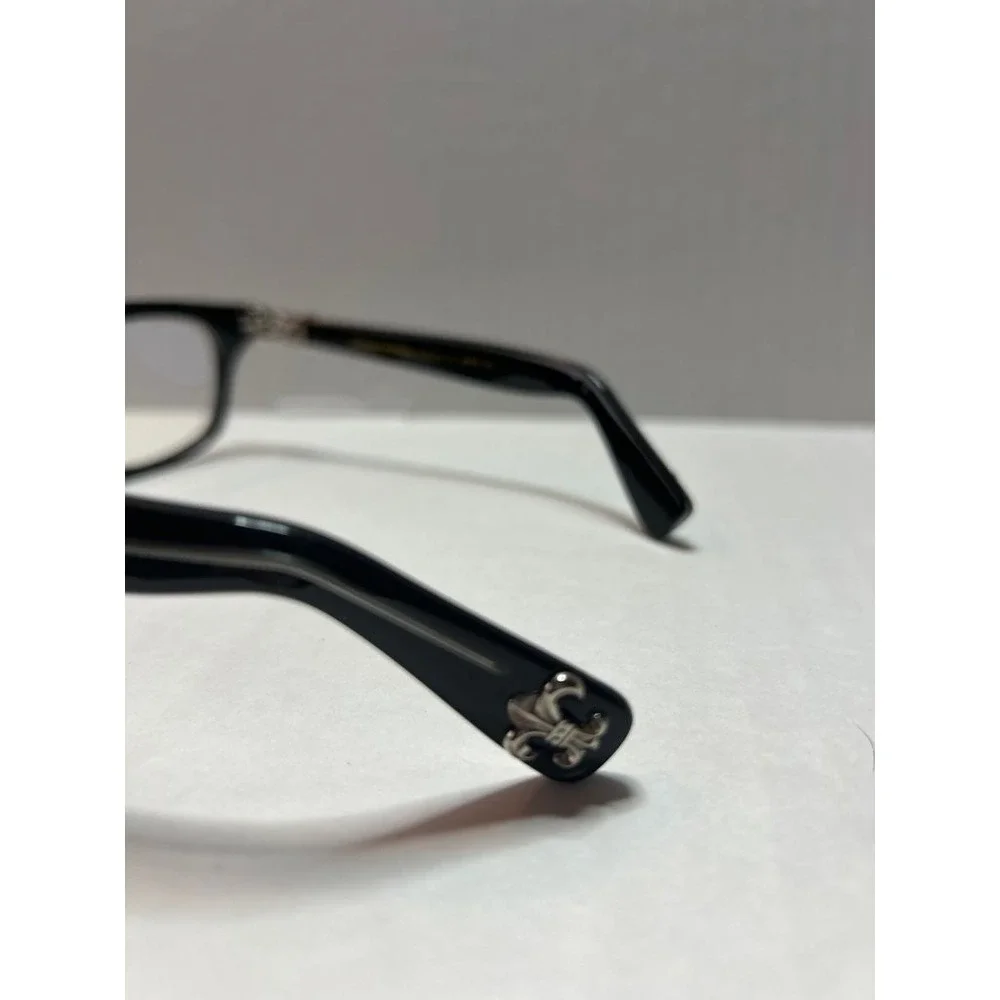 Chrome Hearts Eyeglasses with Silver Detailing